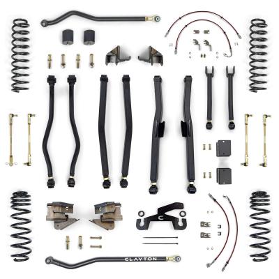 Jeep Wrangler Overland Plus 2.5 Inch Long Arm Lift Kit 2018+ JL Clayton Off Road