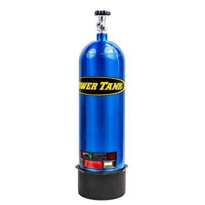 15 lb Power Tank CO2 Bottle w/ Boot Candy Blue Power Tank