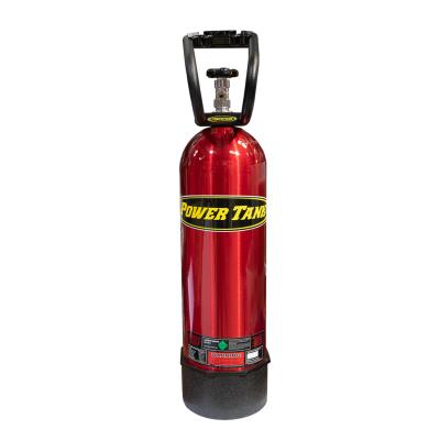 15 lb Power Tank CO2 Bottle Bottle w/ Boot and Handle Candy Red Power Tank