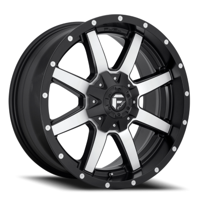 Aluminum Wheels 18X9 Maverick D537 6 On 135/6 On 139.7 Black Machined 106.4 Bore 1 Offset Fuel Off Road Wheels
