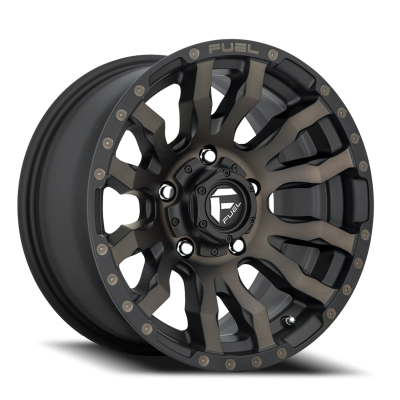 Aluminum Wheels 22X12 Blitz D674 5 On 127 Matte Black Double Dark Tint 71.5 Bore -44 Offset Multi Spoke Fuel Off Road Wheels
