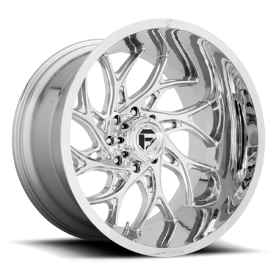 Aluminum Wheels 22X12 Runner D740 6 On 135 Chrome 87.1 Bore -44 Offset Fuel Off Road Wheels