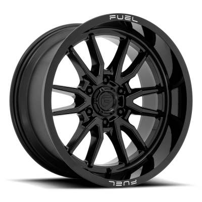 Aluminum Wheels 18X9 Clash 6 D760 6 On 120 Gloss Black 67.06 Bore 1 Offset Multi Spoke Fuel Off Road Wheels