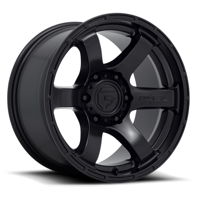Aluminum Wheels 17X9 Rush D766 6 On 114.3 Satin Black 66.06 Bore 1 Offset Fuel Off Road Wheels