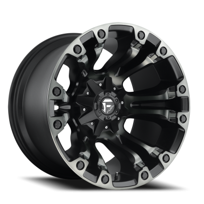 Aluminum Wheels 17X9 Vapor D851 5 On 114.3/5 On 127 Matte Black Gray Tint 78.1 Bore 1 Offset Fuel Off Road Wheels
