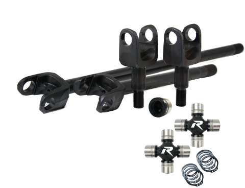 2007-18 Wrangler JK Dana 30 4340 Chromoly Discovery Series Front Axle Kit HD U-Joints Revolution Gear
