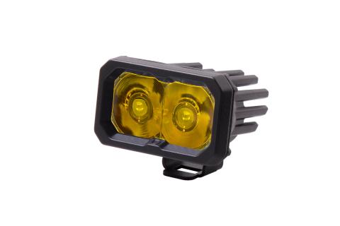 Stage Series 2 Inch LED Pod, Pro Yellow Spot Standard ABL Each