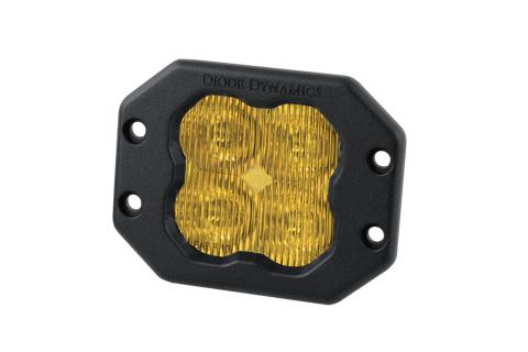 SS3 Sport ABL Yellow SAE Fog Flush Single Diode Dynamics