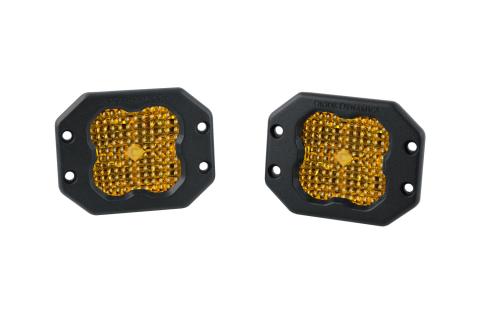 SS3 Sport ABL Yellow Flood Flush Pair Diode Dynamics