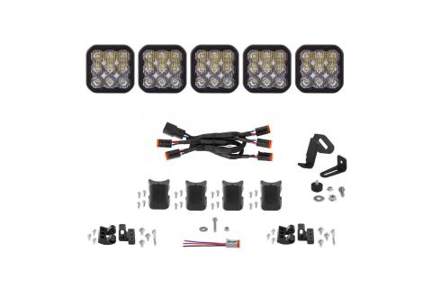 SS5 Sport Universal CrossLink 5-Pod Lightbar White Driving Diode Dynamics