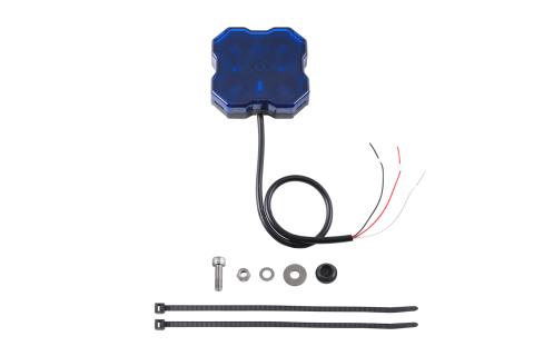 Stage Series Single-Color LED Rock Light, Blue Bare Wire (one)