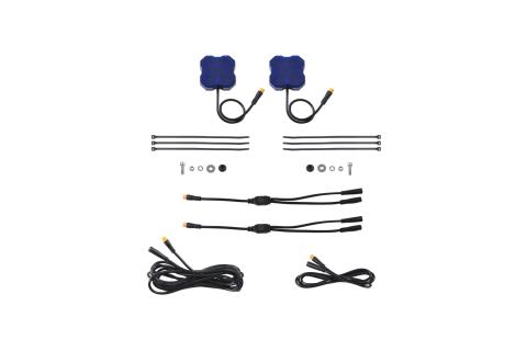 Stage Series Single-Color LED Rock Light, Blue M8 (2-pack)