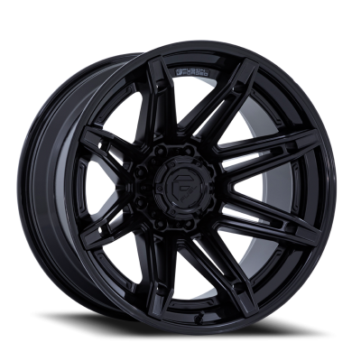 Aluminum Wheels 22X10 Brawl FC401MX 6 On 135 Matte Black/Gloss Black Lip 87.1 Bore -18 Offset Fuel Off Road Wheels