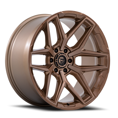 Aluminum Wheels 20X9 Flux 6 FC854ZR 6 On 114.3 Platinum Bronze 66.06 Bore 20 Offset Fuel Off Road Wheels