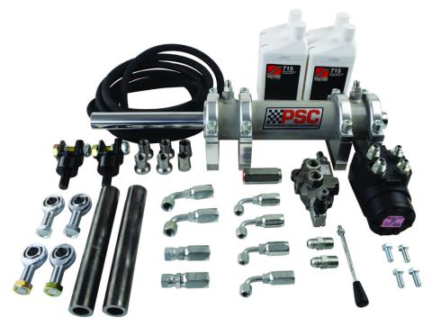 Full Hydraulic Steering Kit, Rear Steer with 2.5 Ton Rockwell Axle PSC Performance Steering Components
