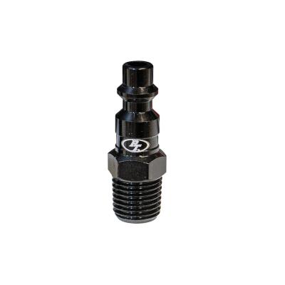 Industrial Interchange Plug Black 1/4 NPT Male Power Tank