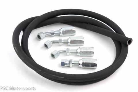 Hose Kit, Field Serviceable Steering Assist Cylinder Installation for Jeep JK PSC Performance Steering Components