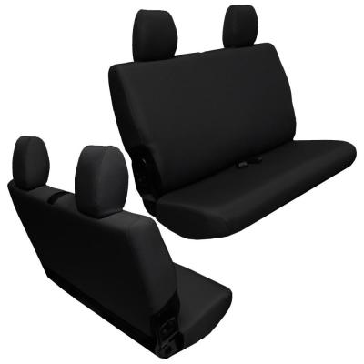 Jeep JK 2 DR Base Line Performance Rear Bench Seat Covers 13-18 Wrangler JK Black Bartact