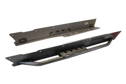 Rocker Guard w/Tube Step for Jeep LJ Unlimited with Comp Corners Notched for Motobilt TJ/LJ Front Fenders