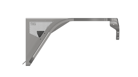 Aluminium Highline Front Fenders 2 Inch Flare for Jeep TJ/LJ Motobilt