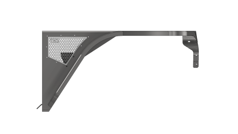 Aluminum Highline Front Fenders 4 Inch Flare for Jeep TJ/LJ Motobilt