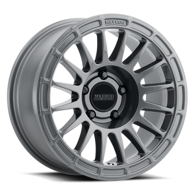 Aluminum Wheels 17x8.5 MR314 Bolt Pattern 5 On 127 Offset 0 Lip Size 0 Gloss Titanium GY Method
