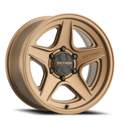 Aluminum Wheels 18x8.5 MR319 Bolt Pattern 6 On 135 Offset 40 Lip Size 1.02 Method Bronze BZ Method