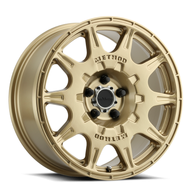 Aluminum Wheels 17x8 Rally MR502 Bolt Pattern 5 On 114.3 Offset 38 Lip Size 0 Gold GD Method