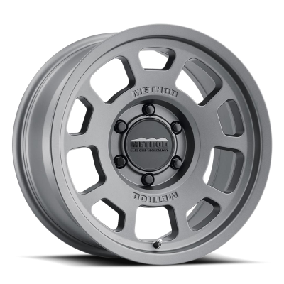 Aluminum Wheels 17x8.5 Bead Grip MR705 Bolt Pattern 6 On 135 Offset 0 Lip Size 1.22 Titanium SL Method