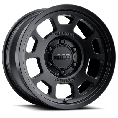 Aluminum Wheels 18x9 Bead Grip MR705 Bolt Pattern 6 On 135 Offset 18 Lip Size 1.22 Matte Black MB Method