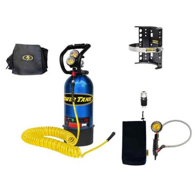10 Lb CO2 Power Tank System Package B Candy Blue Power Tank