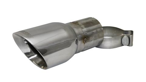 Single 4.0 Inch Polished Pro-Series Tip (Clamp Included) 3.0 Inch Inlet Universal Stainless Steel Corsa Performance