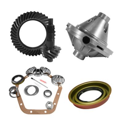 10.5 inch GM 14 Bolt 3.73 Rear Ring and Pinion Install Kit 30 Spline Positraction Yukon Gear & Axle