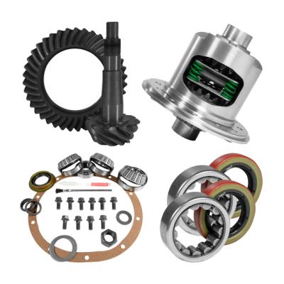 8.25 inch CHY 4.56 Rear Ring and Pinion Install Kit Positraction 1.618 inch ID Axle Bearings Yukon Gear & Axle
