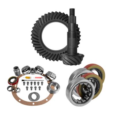 8.2 inch GM 3.73 Rear Ring and Pinion Install Kit 2.25 inch OD Axle Bearings and Seals Yukon Gear & Axle