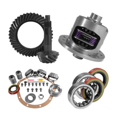 8.875 inch GM 12T 3.73 Rear Ring and Pinion Install Kit 30 Spline Positraction Axle Bearings Yukon Gear & Axle