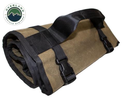 Rolled General Tool Storage Bag - Waxed Canvas Overland Vehicle Systems