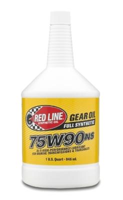 75W90NS Gear Oil Synthetic GL-5 Gear Oil For Manual Transmissions 1 Quart Red Line Oil