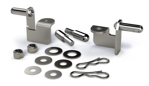 07-18 Wrangler JK Front Sway Bar Quick Disconnect Upgrade Kit TeraFlex