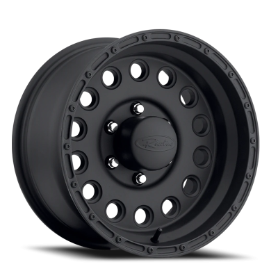 Aluminum Wheels 15x10 Rockcrusher 887B Satin Black -47 Offset 5 on 139.7 Bolt Pattern 107.95 Bore Raceline