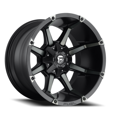 Aluminum Wheels 18X9 Coupler D556 5 On 114.3/5 On 127 Matte Black/Machined Dark Tint 78.1 Bore -12 Offset 8 Spoke Fuel Off Road Wheels