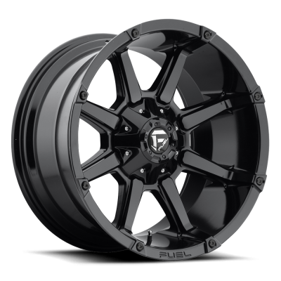 Aluminum Wheels 18X9 Coupler D575 5 On 114.3/5 On 127 Gloss Black 78.1 Bore -12 Offset 8 Spoke Fuel Off Road Wheels