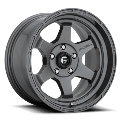 Aluminum Wheels 17X9 Shok D665 5 On 127 Matte Anthracite Gray 71.5 Bore 1 Offset Fuel Off Road Wheels
