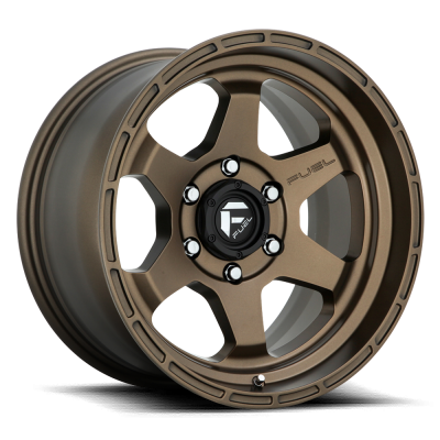 Aluminum Wheels 18X9 Shok D666 5 On 127 Matte Bronze 71.5 Bore 1 Offset Fuel Off Road Wheels