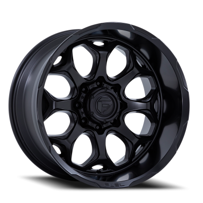 Aluminum Wheels 20X10 Scepter FC862 MX 5 On 127 Blackout 71.5 Bore -18 Offset Fuel Off Road Wheels