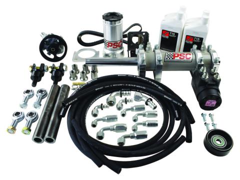 Full Hydraulic Steering Kit, 2007-11 Jeep JK (40 Inch and Larger Tire Size) PSC Performance Steering Components