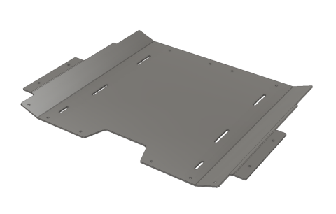 Belly Skid Replacement for Jeep JLU Motobilt