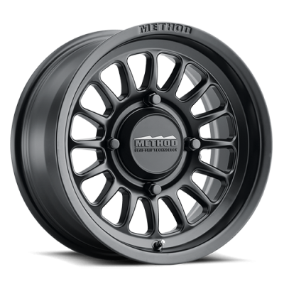 Aluminum Wheels 14x7 MR411 Bead Grip UTV Bolt Pattern 4 On 156 Offset 13 Lip Size 1.73 Matte Black MB Method