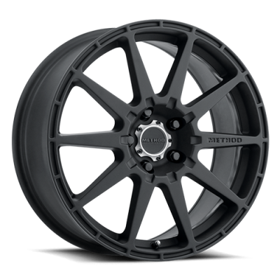 Aluminum Wheels 17x8 Rally MR501 Bolt Pattern 5 On 114.3 Offset 42 Lip Size 0 Matte Black MB Method