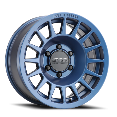 Aluminum Wheels 17x7.5 Bead Grip MR707 Bolt Pattern 6 On 130 Offset 50 Lip Size 0 Bahia Blue BL Method